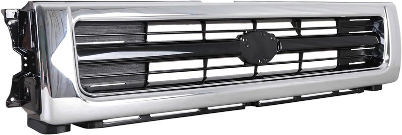 Torcia TYG Front Grille Fit for 1992-1995 Toyota Pickup with Chrome Frame, OE Style Replacement Non-Active Exterior Grille, Replaces 53111-35151 TO1200149 - Image 2